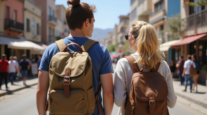 אטרקציות בלה סרנה צ'ילה: backpackers exploring cityscape