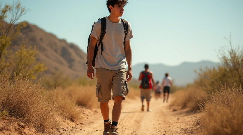 Backpacker exploring אטרקציות בלה גואחירה קולומביה during daytime