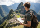 Young backpacker exploring אטרקציות במרס פרו in Machu Picchu, Peru