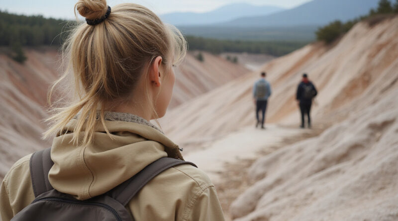 Young backpacker exploring אטרקציות בזיפאקירה קולומביה