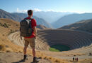 Young backpacker at the recommended hostel in Moray, Peru