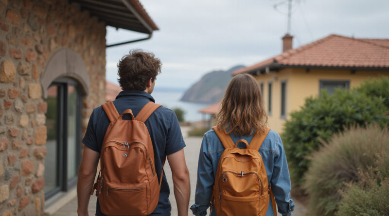 Recommended hostels in Arica, Chile with backpackers enjoying the view