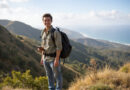 Young backpacker at recommended Mancora, Peru hostel with internet connection
