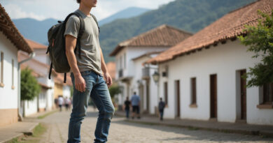 Backpacker in Villa de Leyva, Colombia, recommended hostels