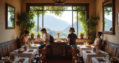 Vibrant restaurant scene in Rio de Janeiro, Brazil