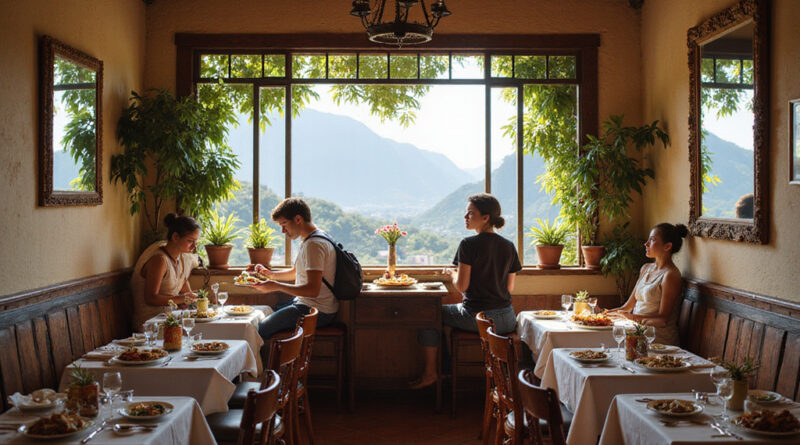 Vibrant restaurant scene in Rio de Janeiro, Brazil