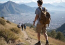 Young adult backpacker exploring טרקים בלימה פרו trails